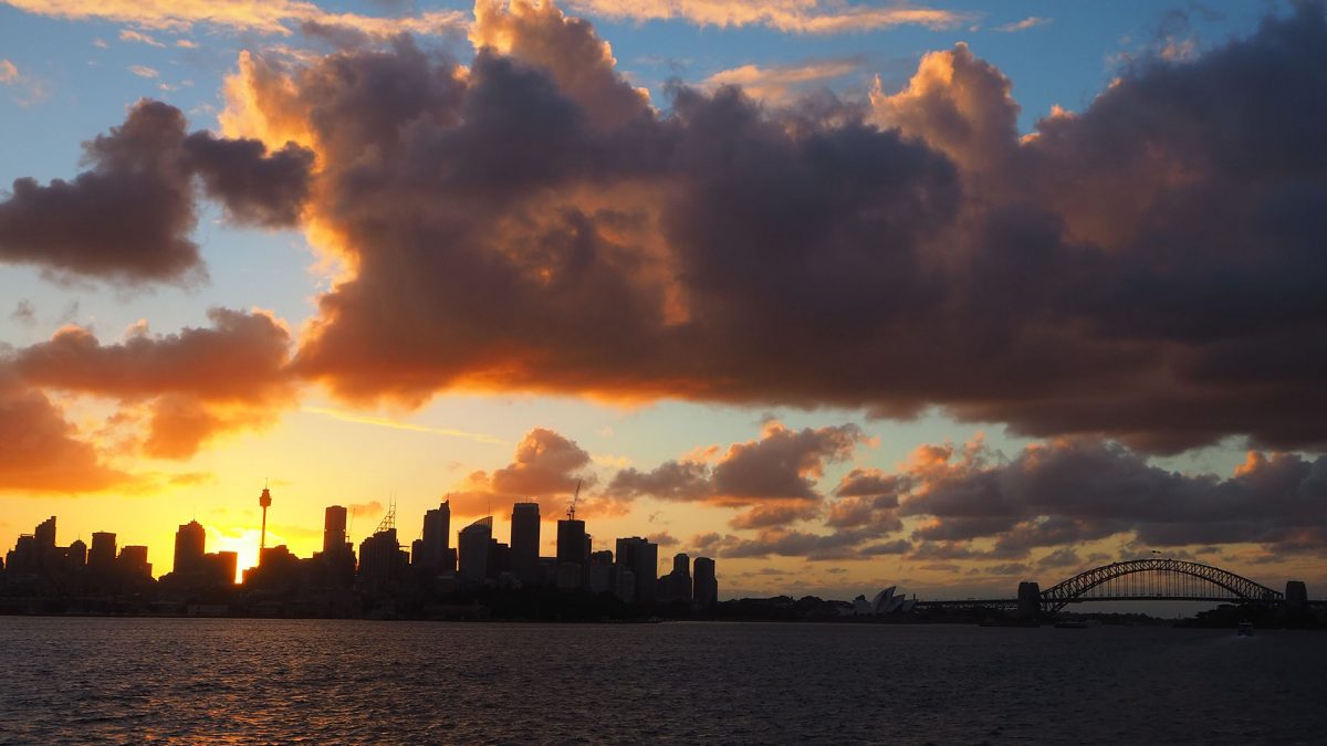 Sydney at sunset